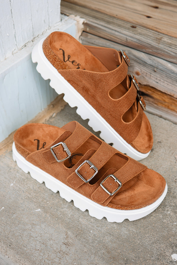 Plaza Sandals - Tan