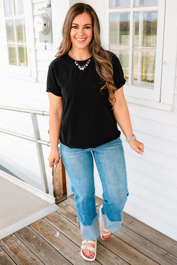 Mali Short Sleeve Tee - Black
