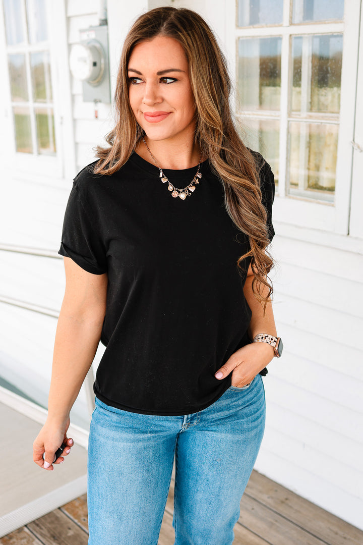 Mali Short Sleeve Tee - Black