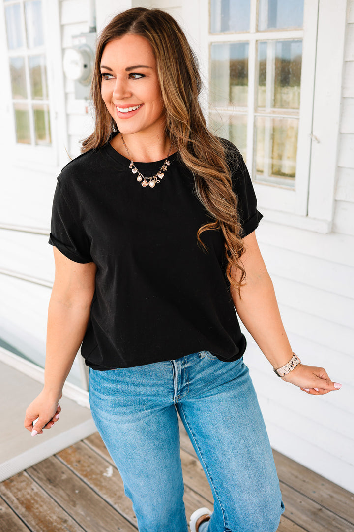 Mali Short Sleeve Tee - Black