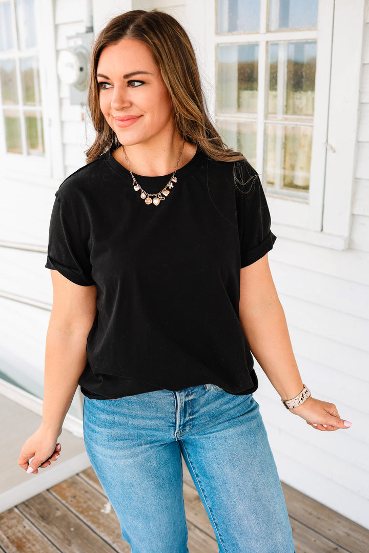 Mali Short Sleeve Tee - Black