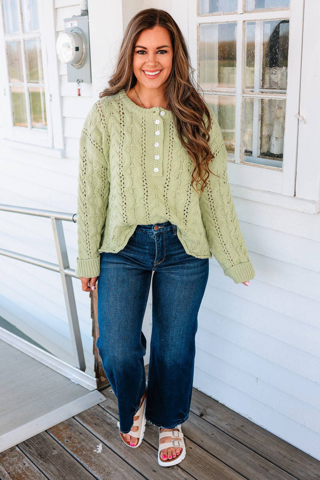 Lila Cable Knit Sweater