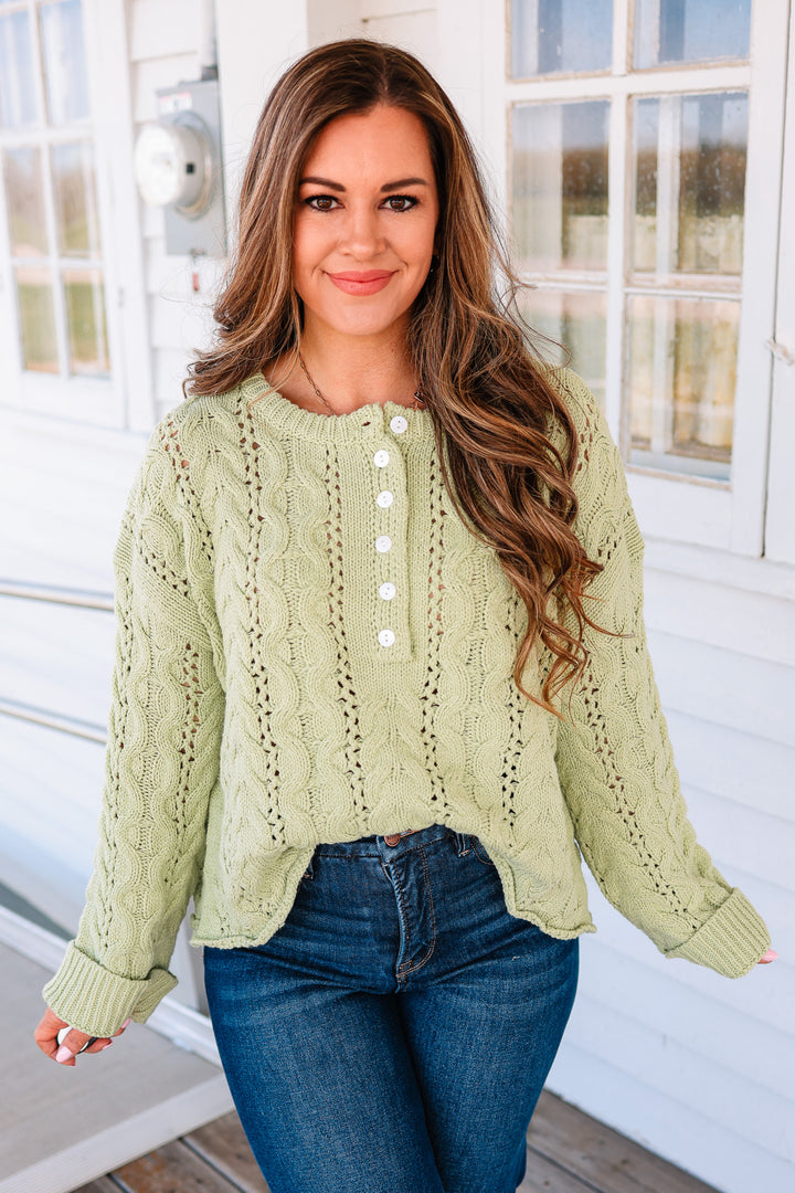 Lila Cable Knit Sweater