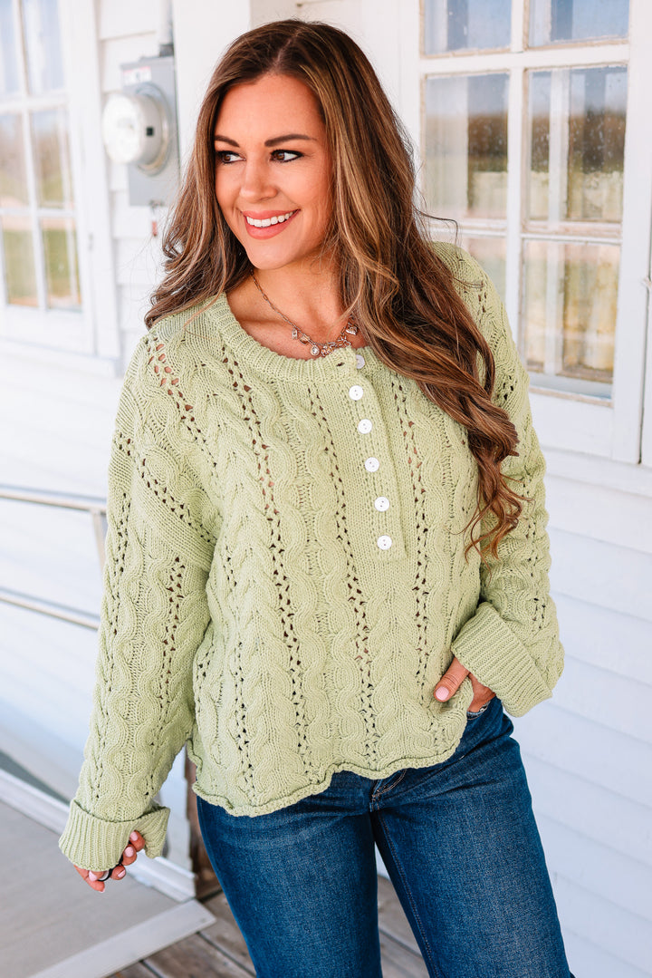 Lila Cable Knit Sweater