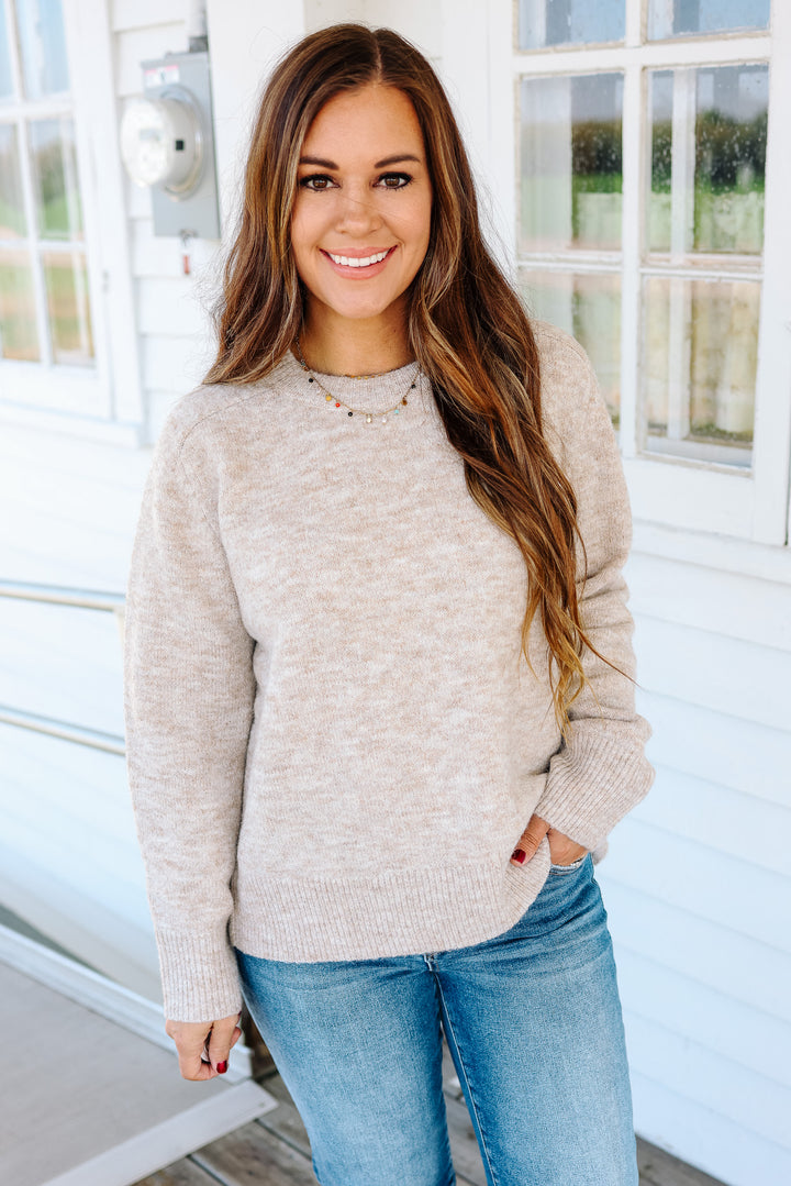 Sunday Crewneck Sweater - Taupe