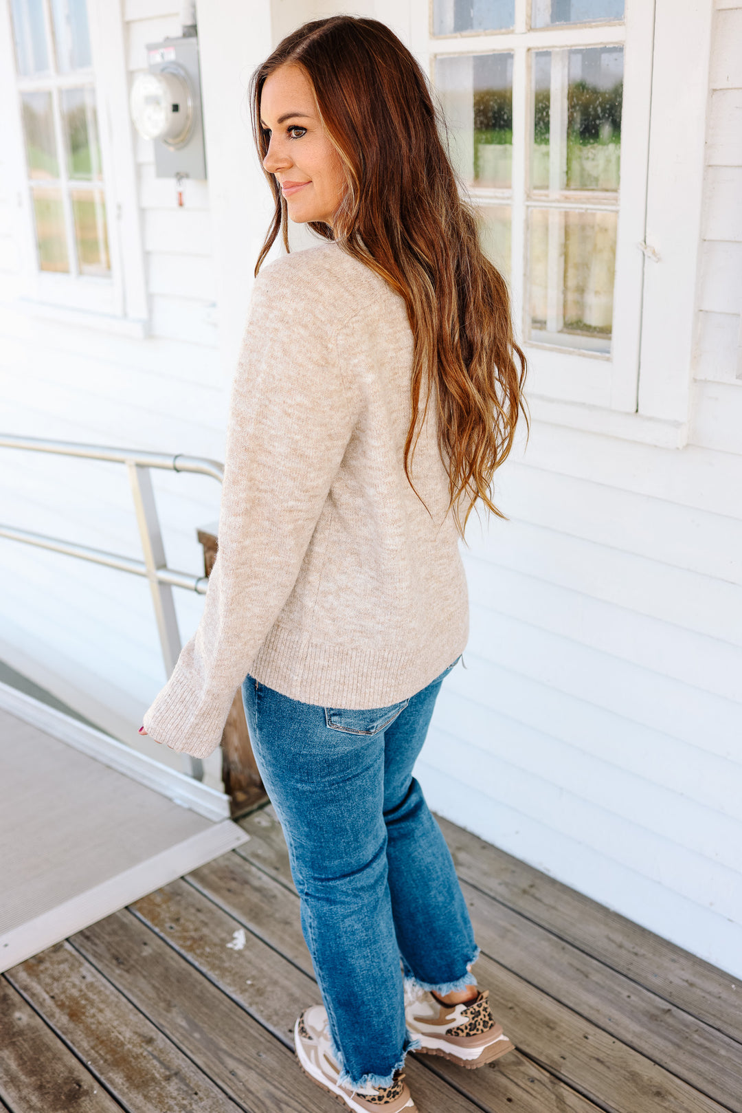 Sunday Crewneck Sweater - Taupe