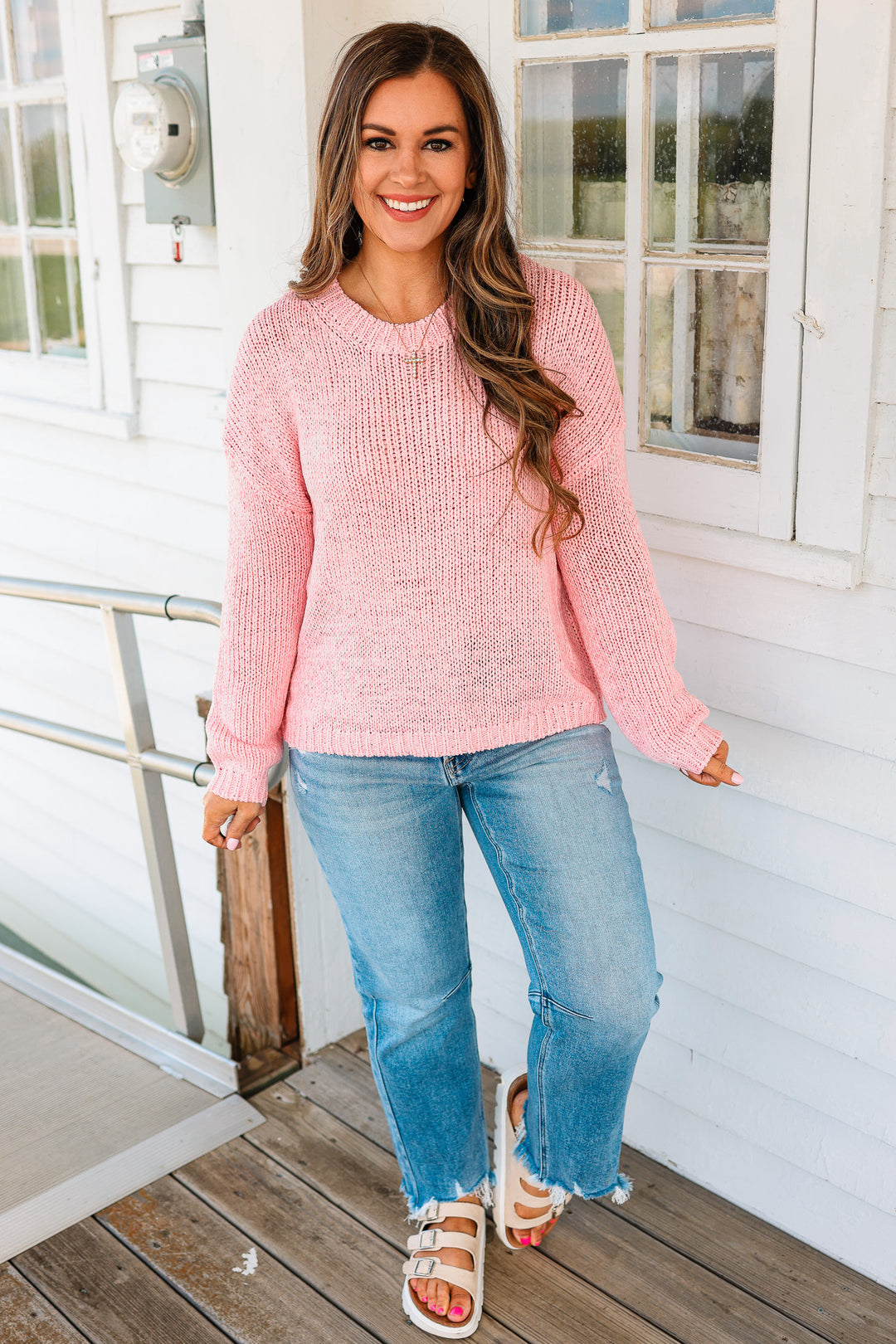 Julia Open Knit Sweater