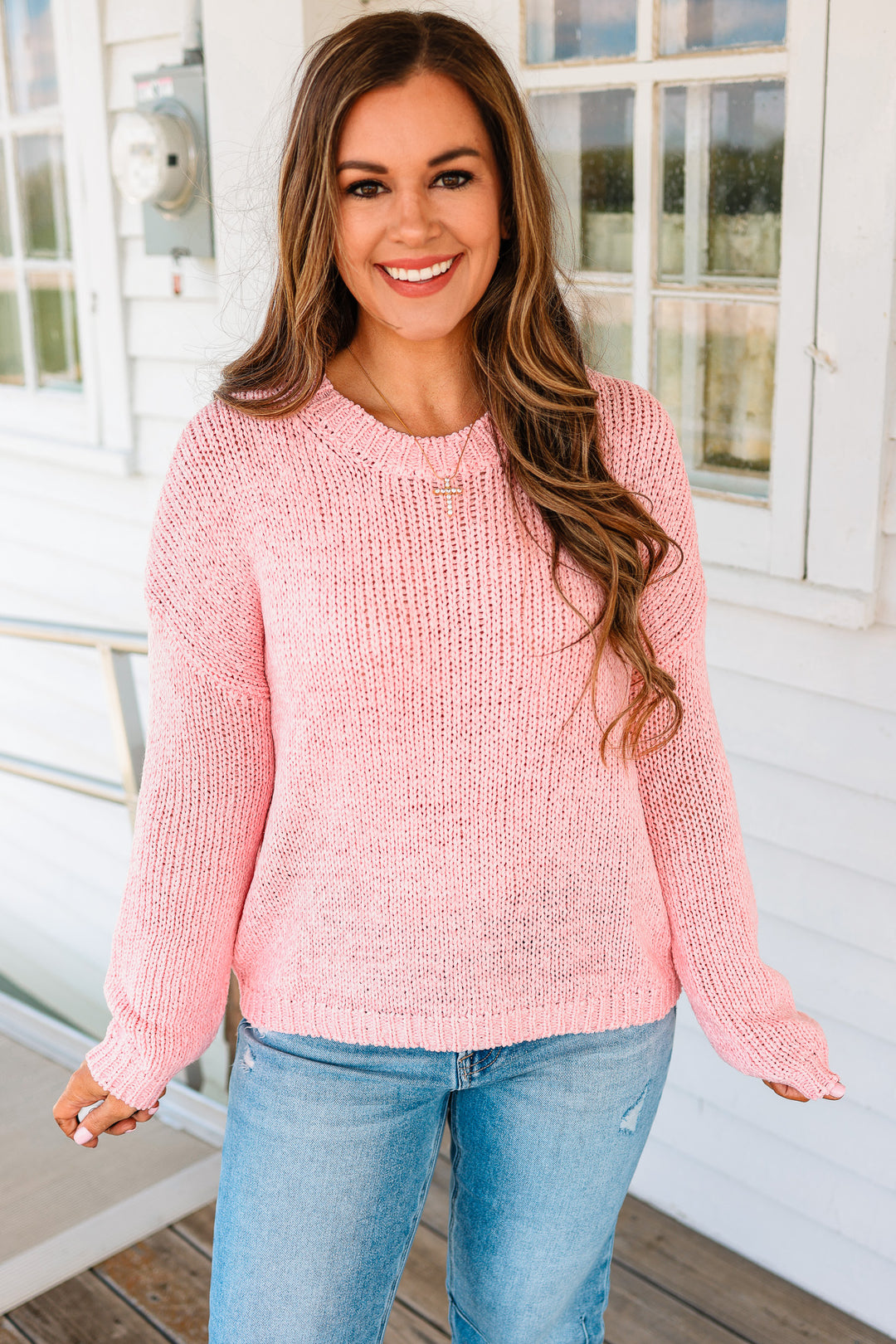 Julia Open Knit Sweater