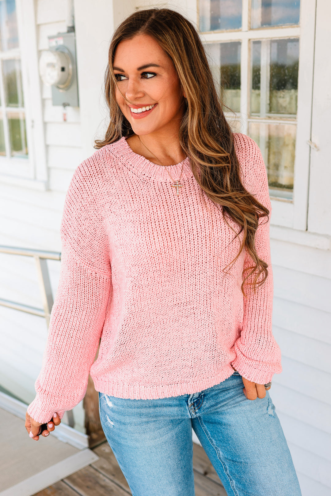 Julia Open Knit Sweater