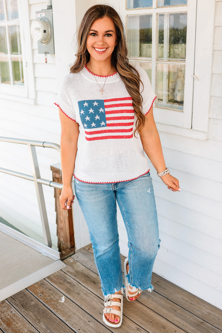 Carolina Short Sleeve Sweater