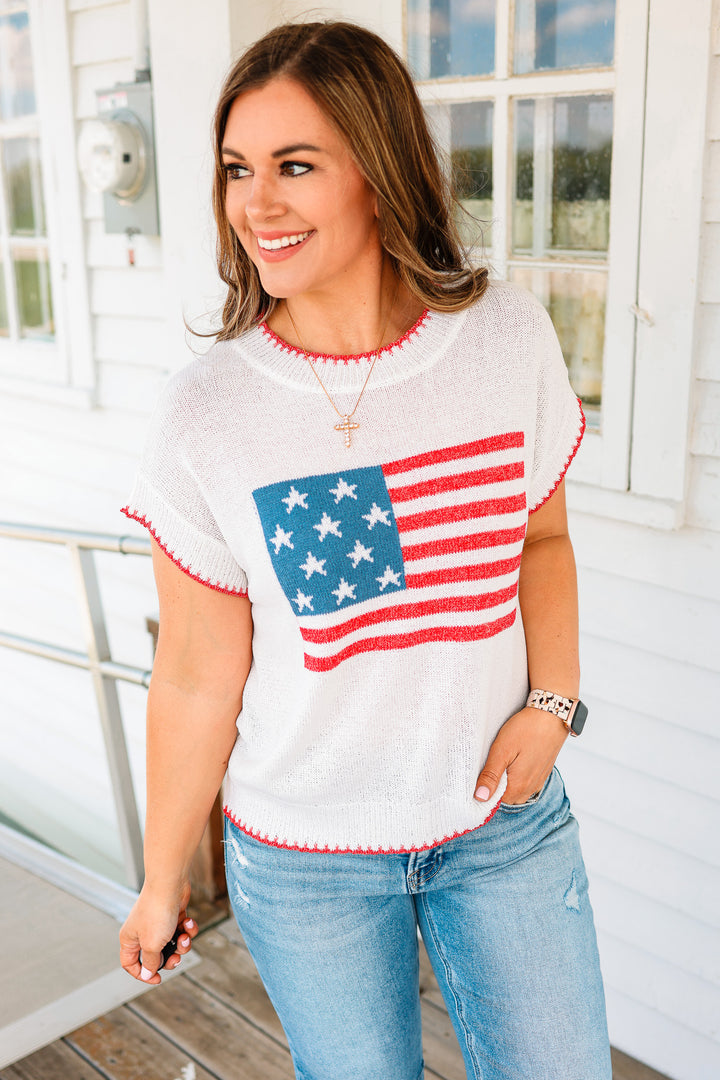 Carolina Short Sleeve Sweater