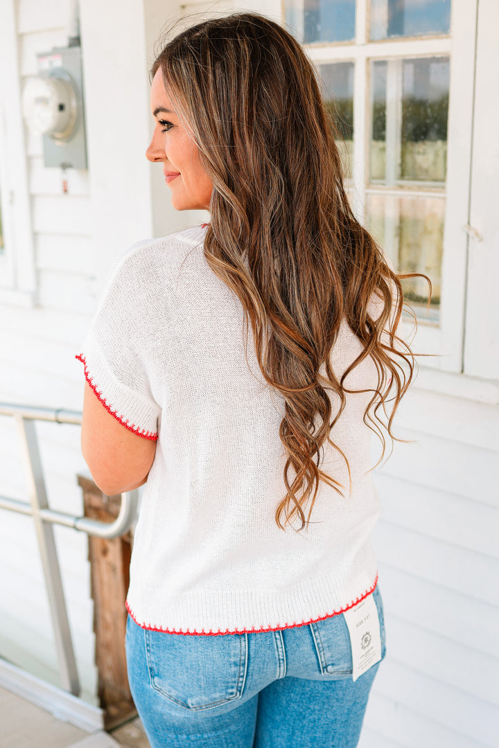 Carolina Short Sleeve Sweater