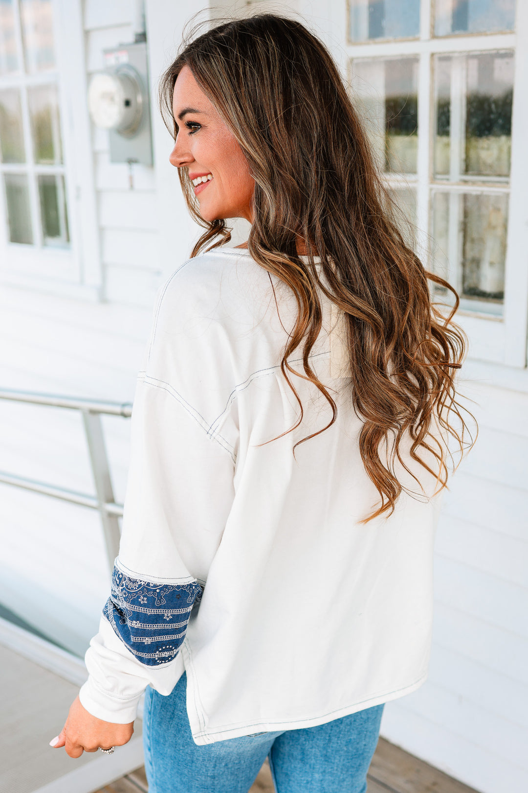 Stars and Stripes Terry Sweatshirt