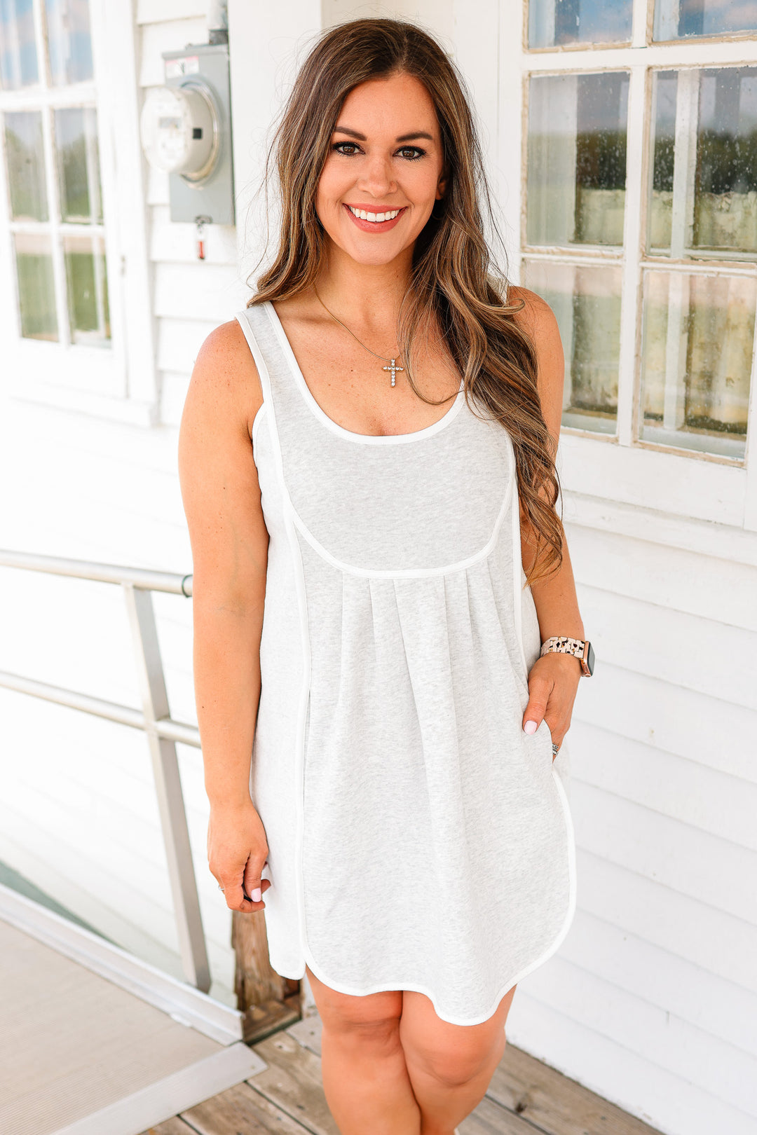 Rylie Cotton Terry Dress