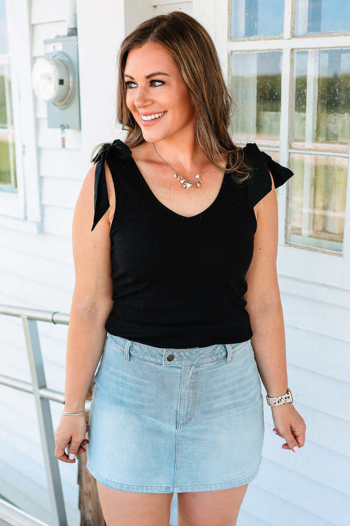Cait Denim Skort