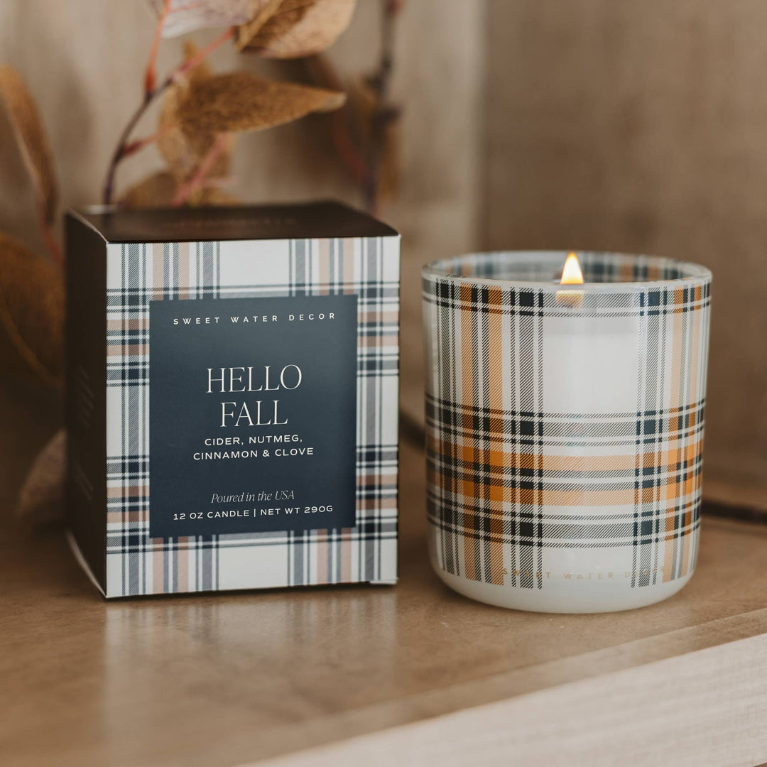 Hello Fall 12 oz Candle