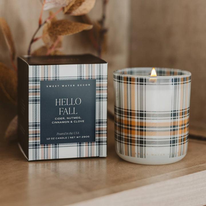 Hello Fall 12 oz Candle