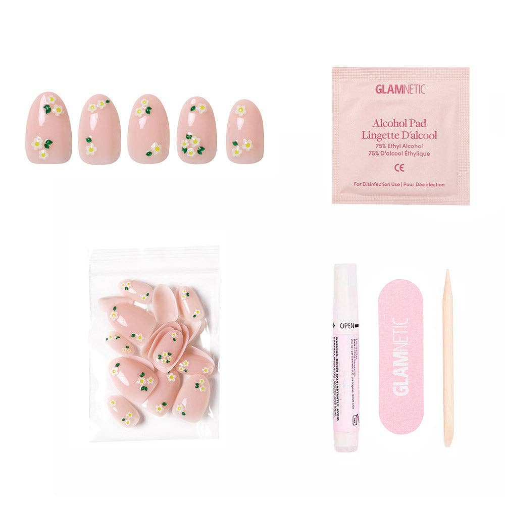 Petals Press-On Nails | Short Oval