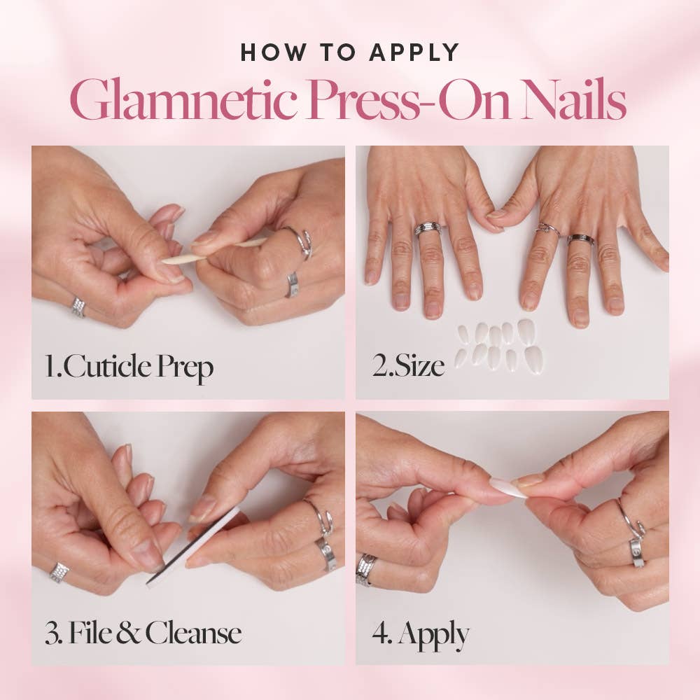 Lilac Press-On Nails | Short Round Shape