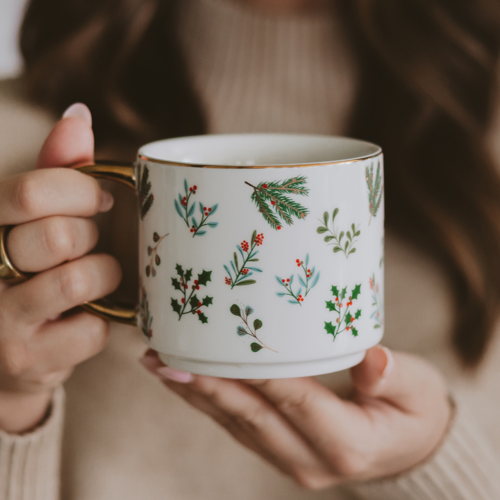 Holiday Greenery Coffee Mug