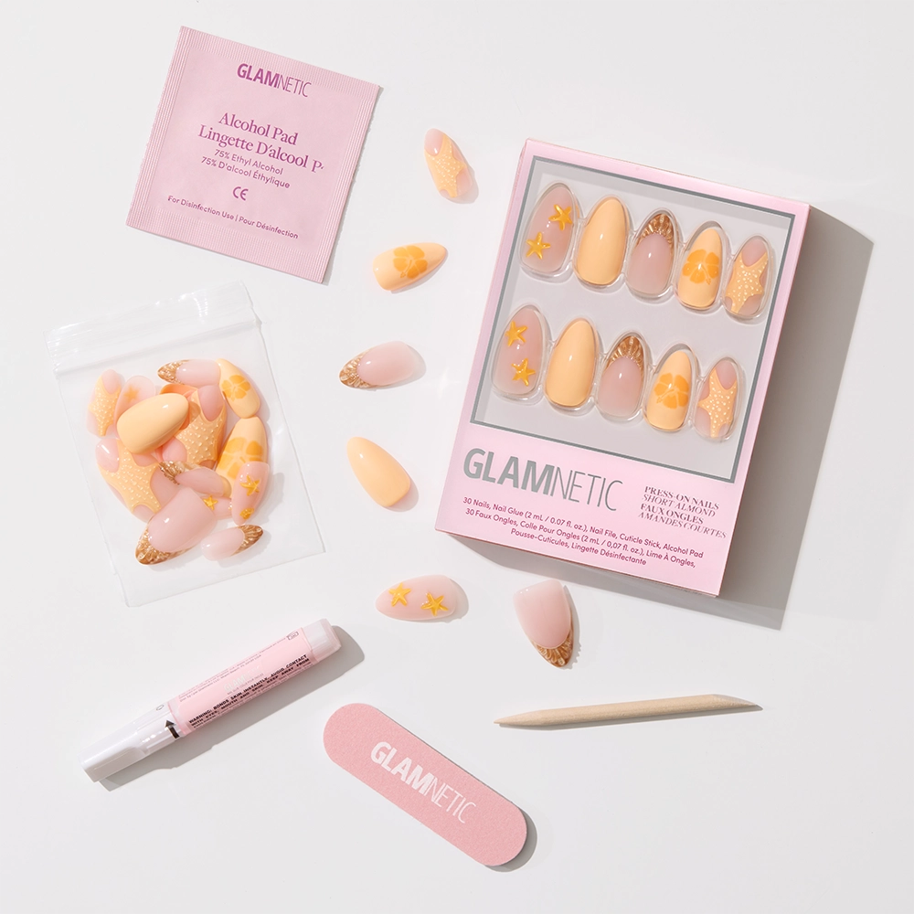 Sunny Shores Press-On Nails