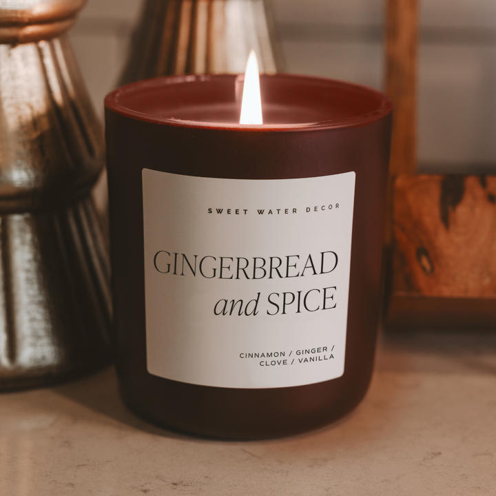 Gingerbread and Spice 15 oz Soy Candle