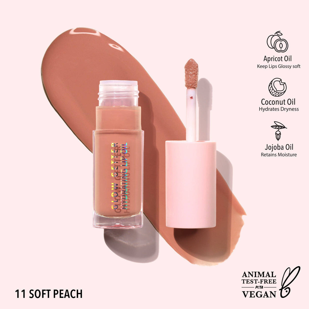 Glow Getter Hydrating Lip Oil - Soft Peach
