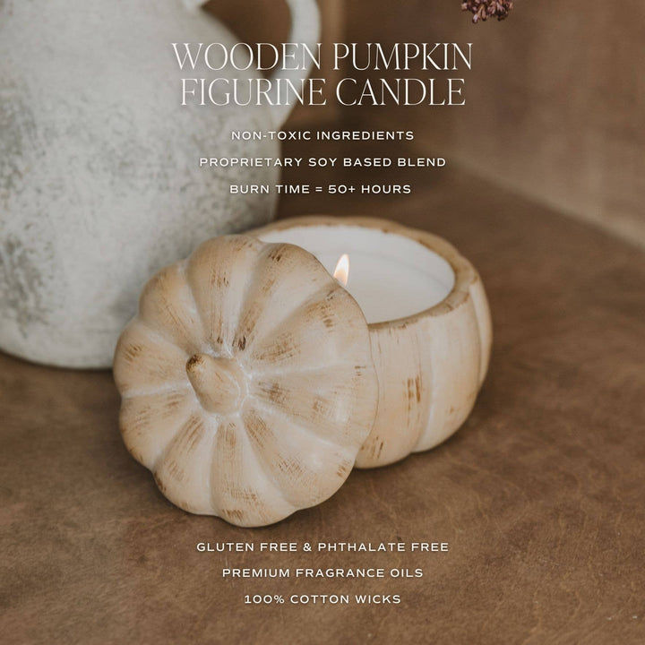 Pumpkin Spice Soy Candle - 8 oz Pumpkin Jar
