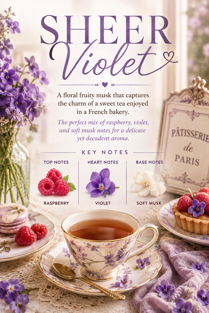 Sheer Violet Hair Perfume
