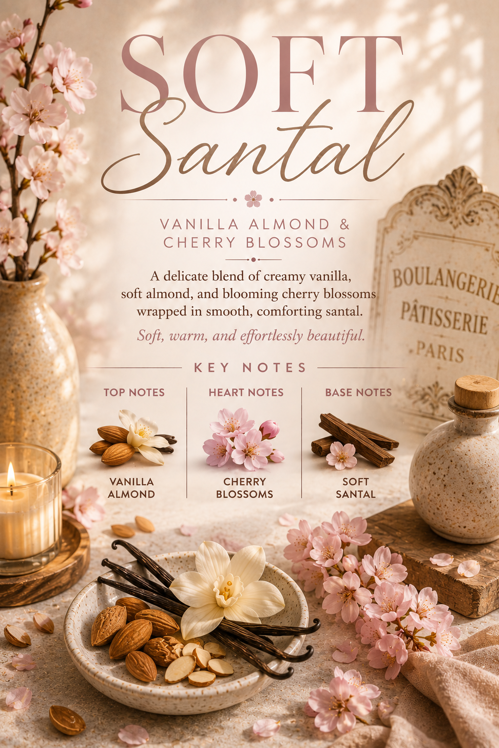 Soft Santal Hair & Body Perfume Mist