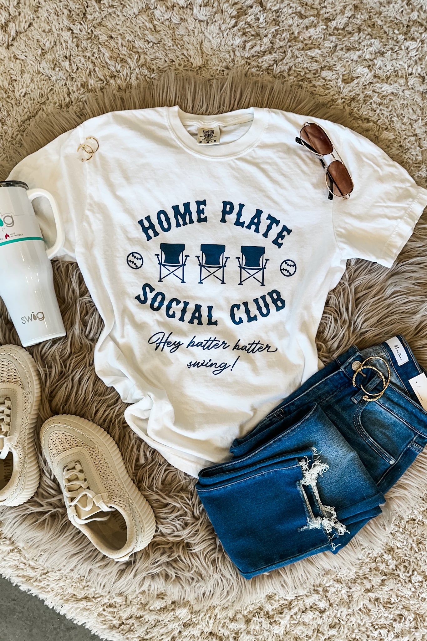 Home Plate Social Club Graphic Tee - Multiple Colors