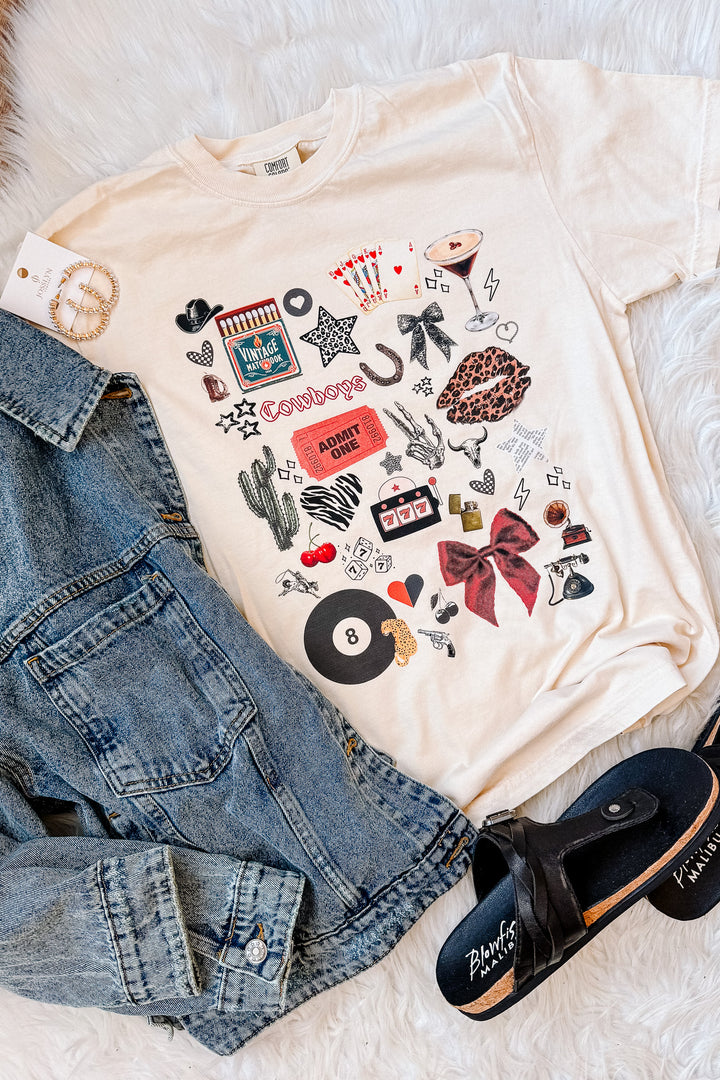 Matchbox Cowboy Graphic Tee - Ivory