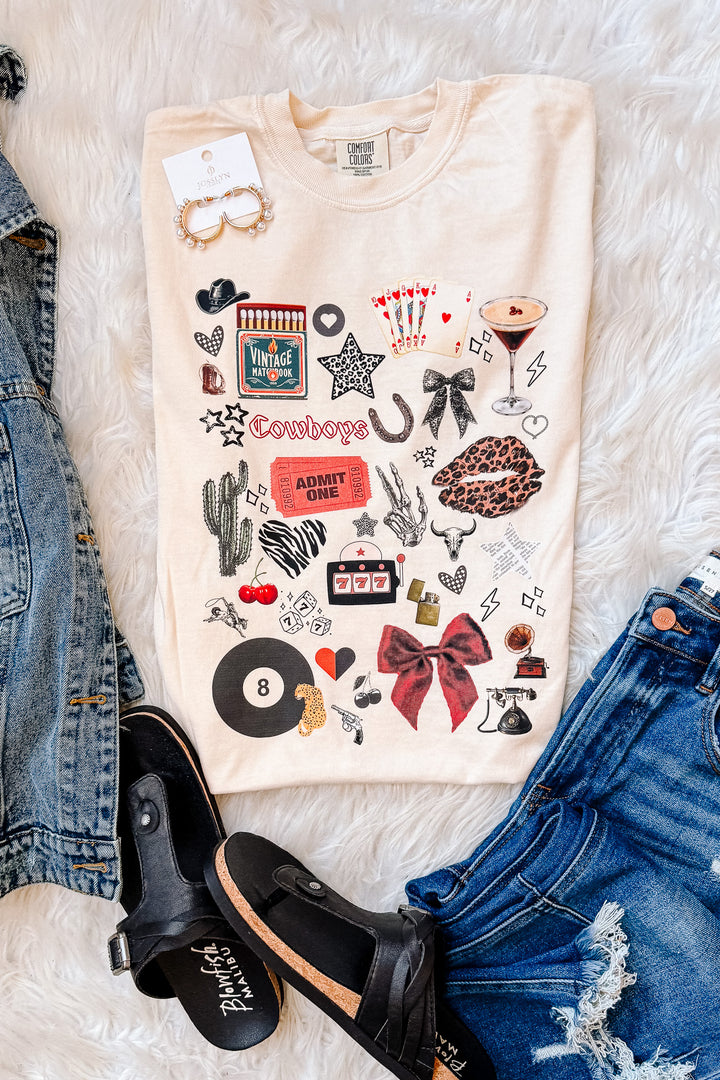 Matchbox Cowboy Graphic Tee - Ivory