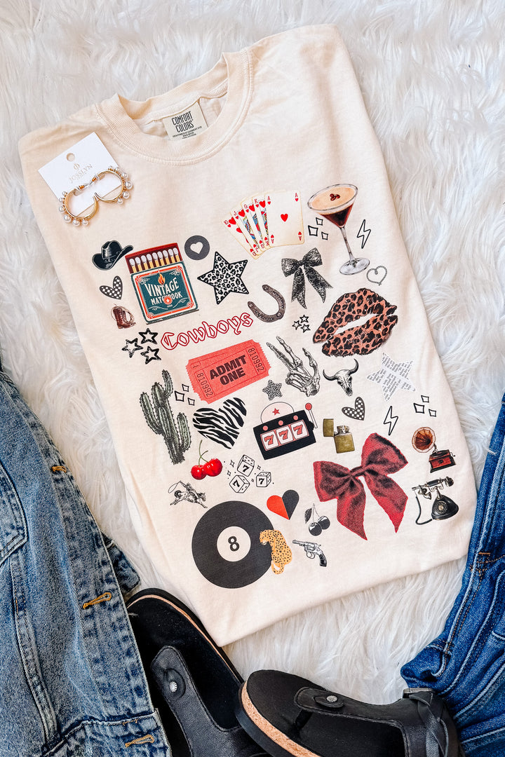 Matchbox Cowboy Graphic Tee - Ivory