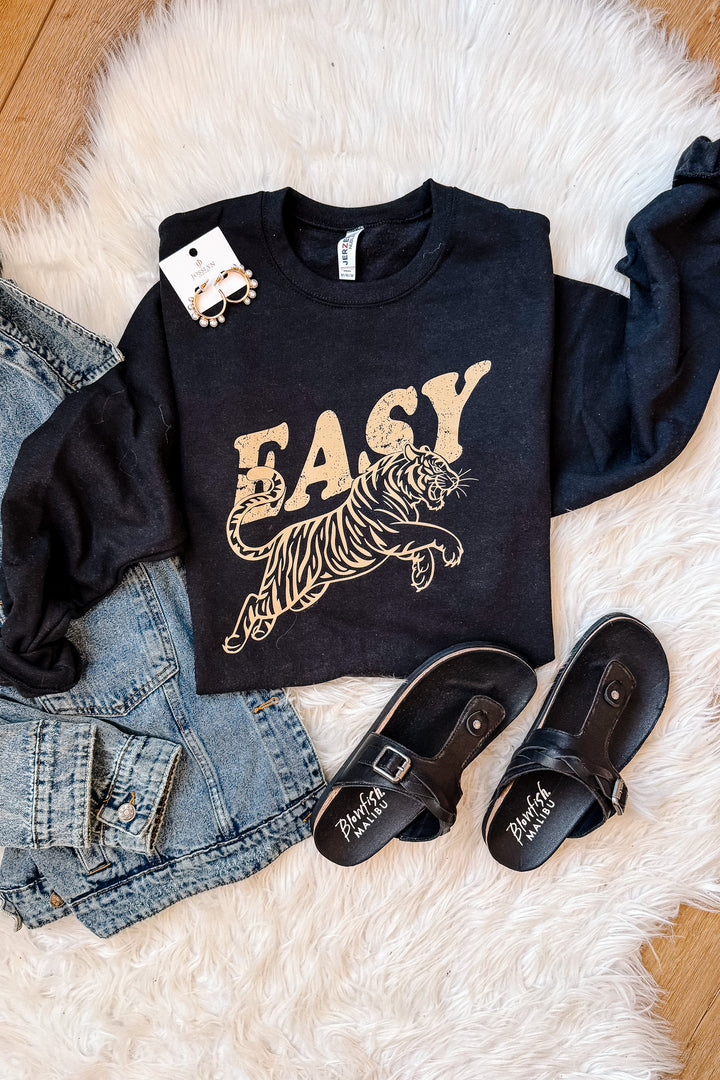 Easy Tiger Sweatshirt - Black