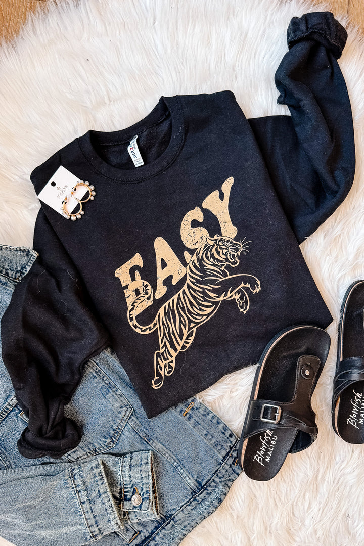 Easy Tiger Sweatshirt - Black