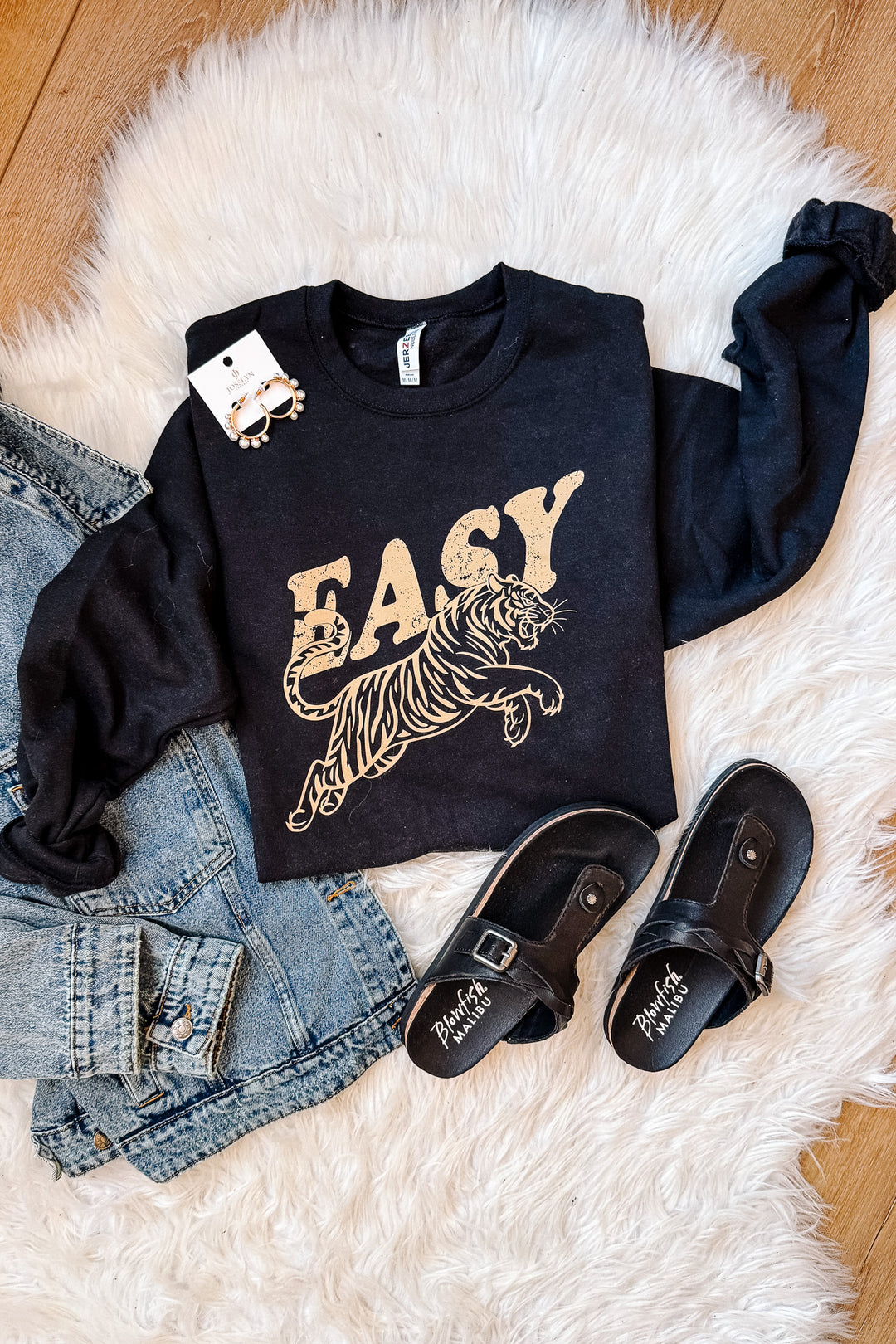 Easy Tiger Sweatshirt - Black