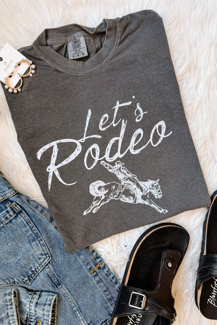 Let's Rodeo Graphic Tee - Pepper