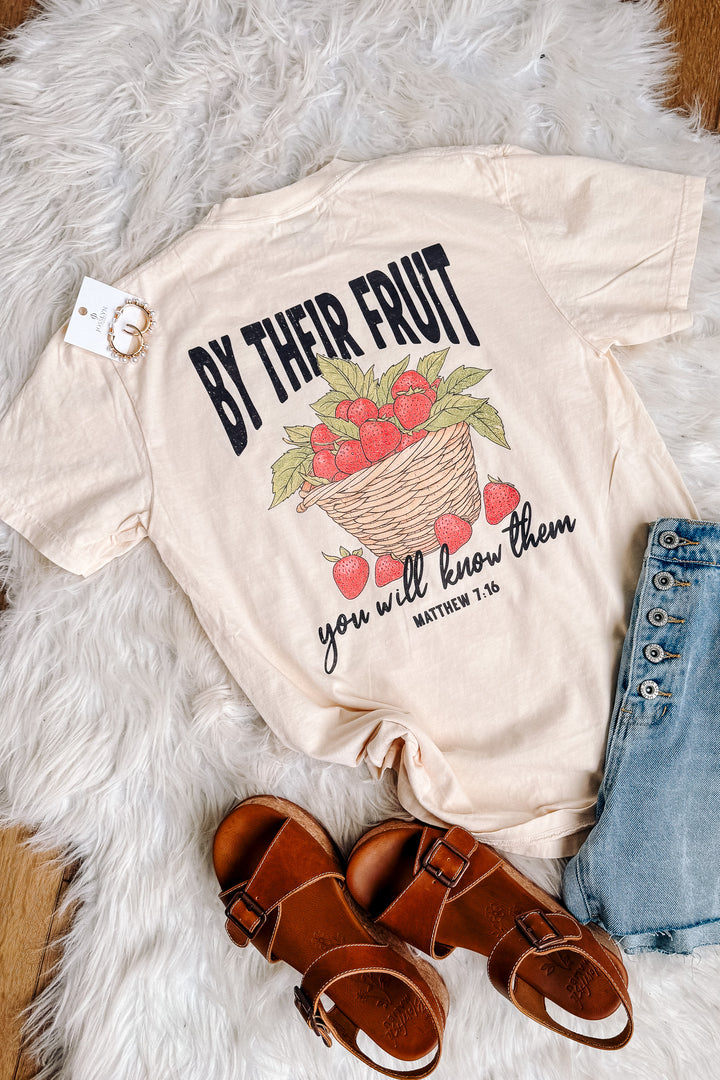 By Their Fruit Graphic Tee - Ivory