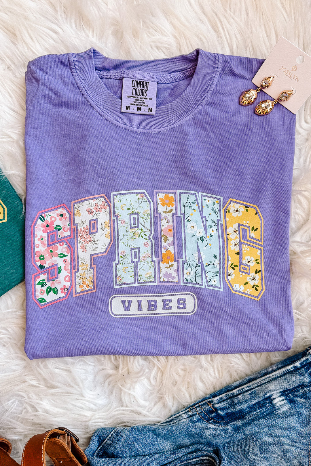 Spring Vibes Graphic Tee - Multiple Colors