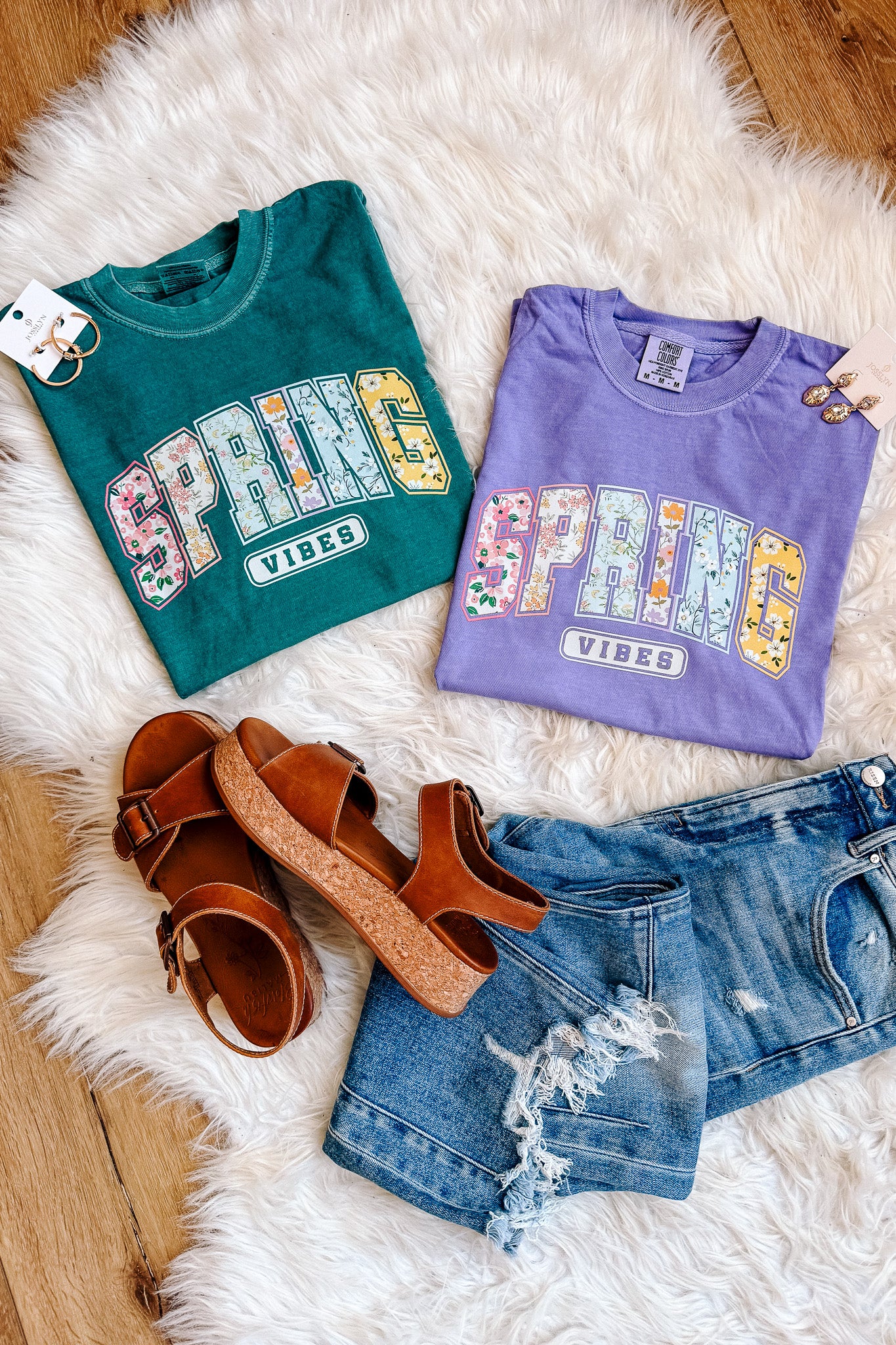 Spring Blake Tee Spring Vibes Graphic Tee - Multiple Colors – Aiden & Oak