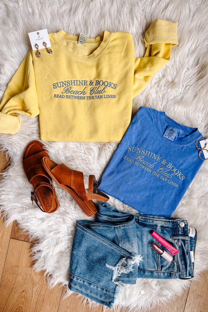 Sunshine & Books Beach Club Graphics - Multiple Styles