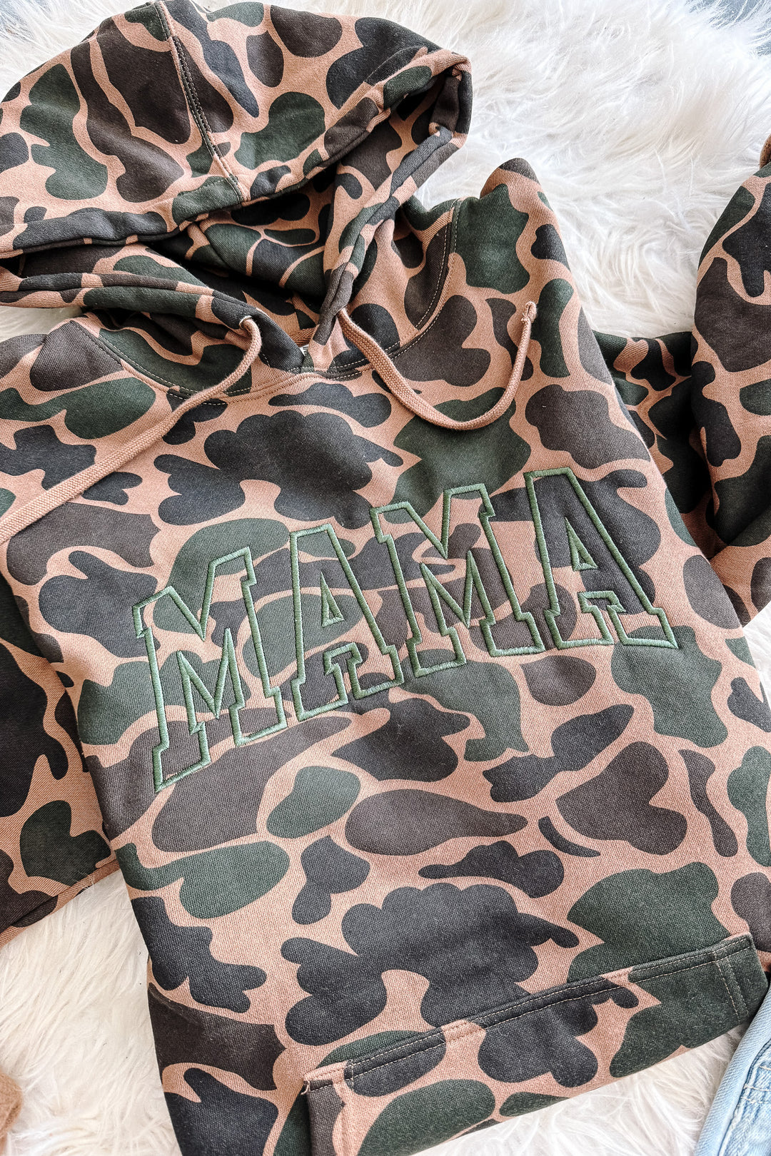 MAMA Outline Duck Camo Hoodie