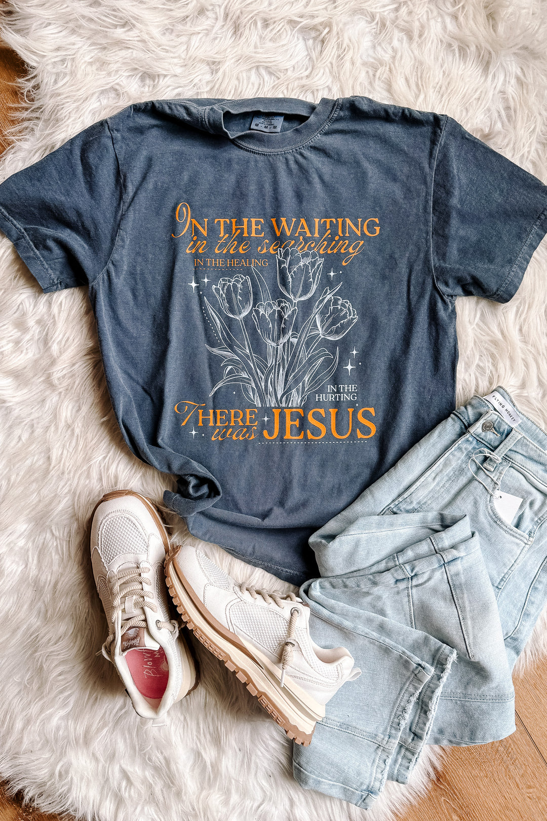 In The Waiting Graphic Tee - Denim
