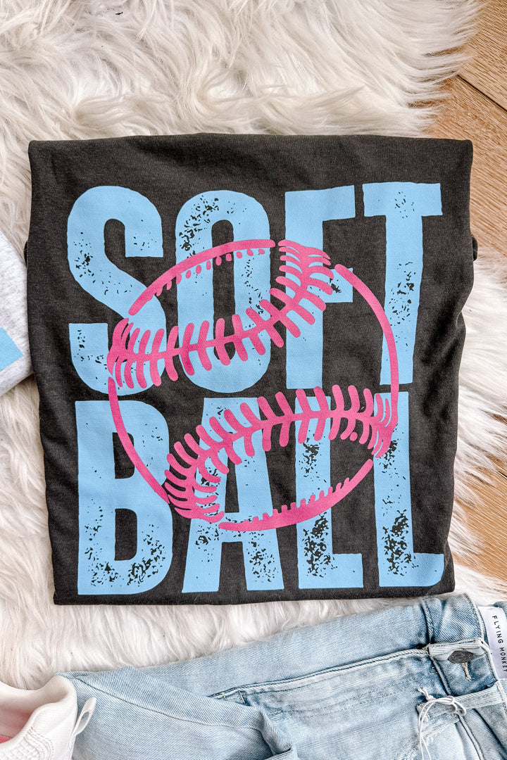 Softball Pink & Blue Graphics - Multiple Styles