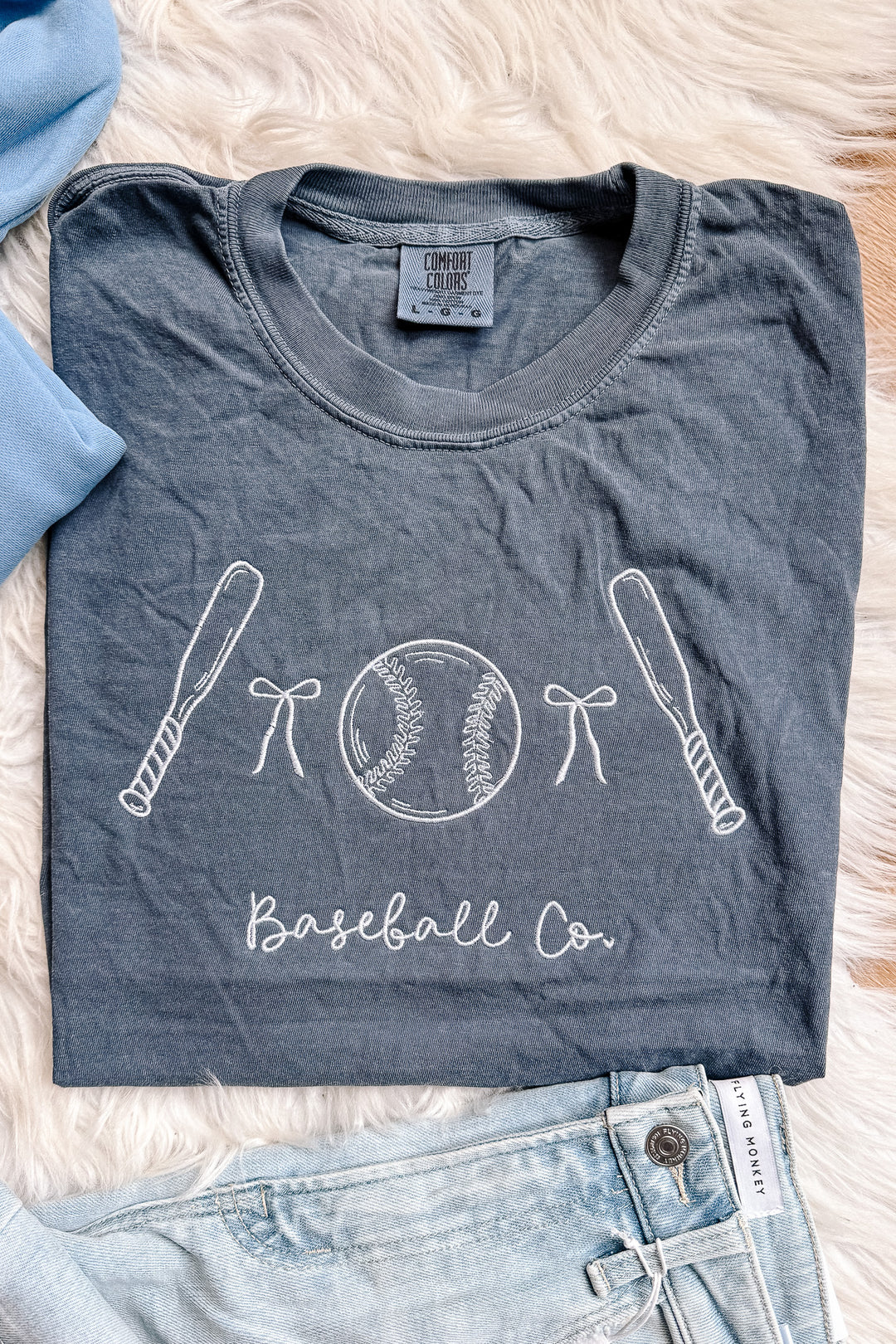 Baseball & Co. Embroidered Sweatshirt - Mulitple Styles