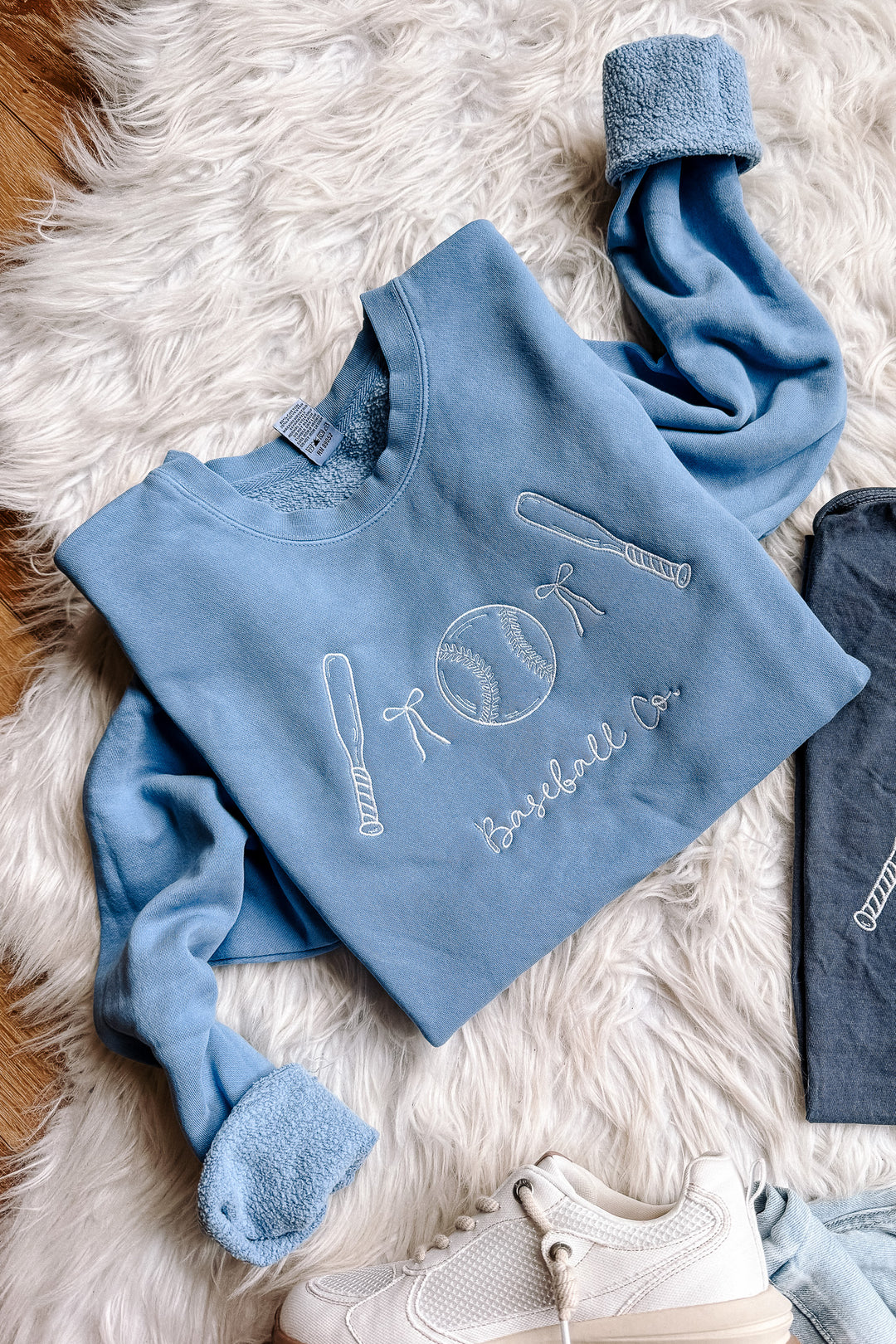 Baseball & Co. Embroidered Sweatshirt - Mulitple Styles