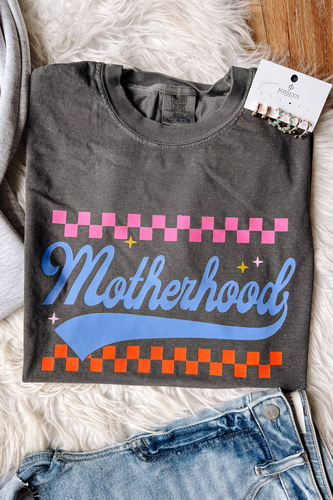 Varsity Checkered Motherhood Graphics - Multiple Styles