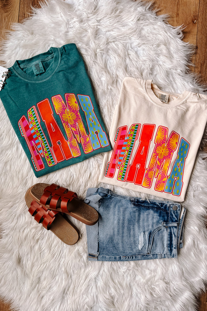 Boho MAMA Graphic Tee - Multiple Colors