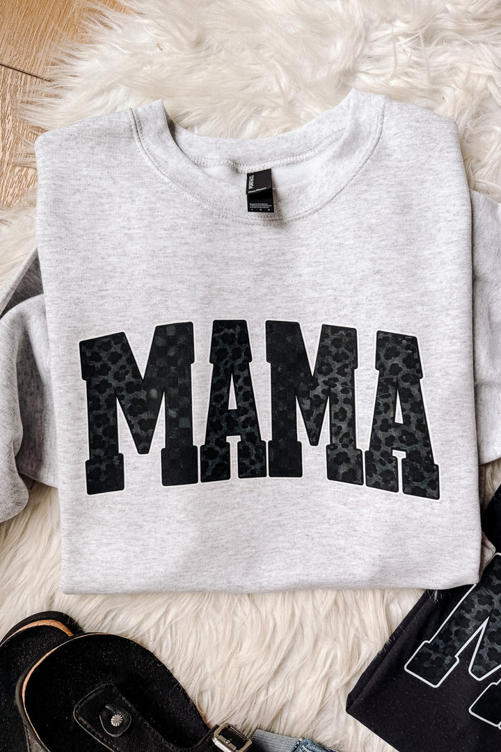 Black Leopard Checkered MAMA Graphics - Multiple Styles